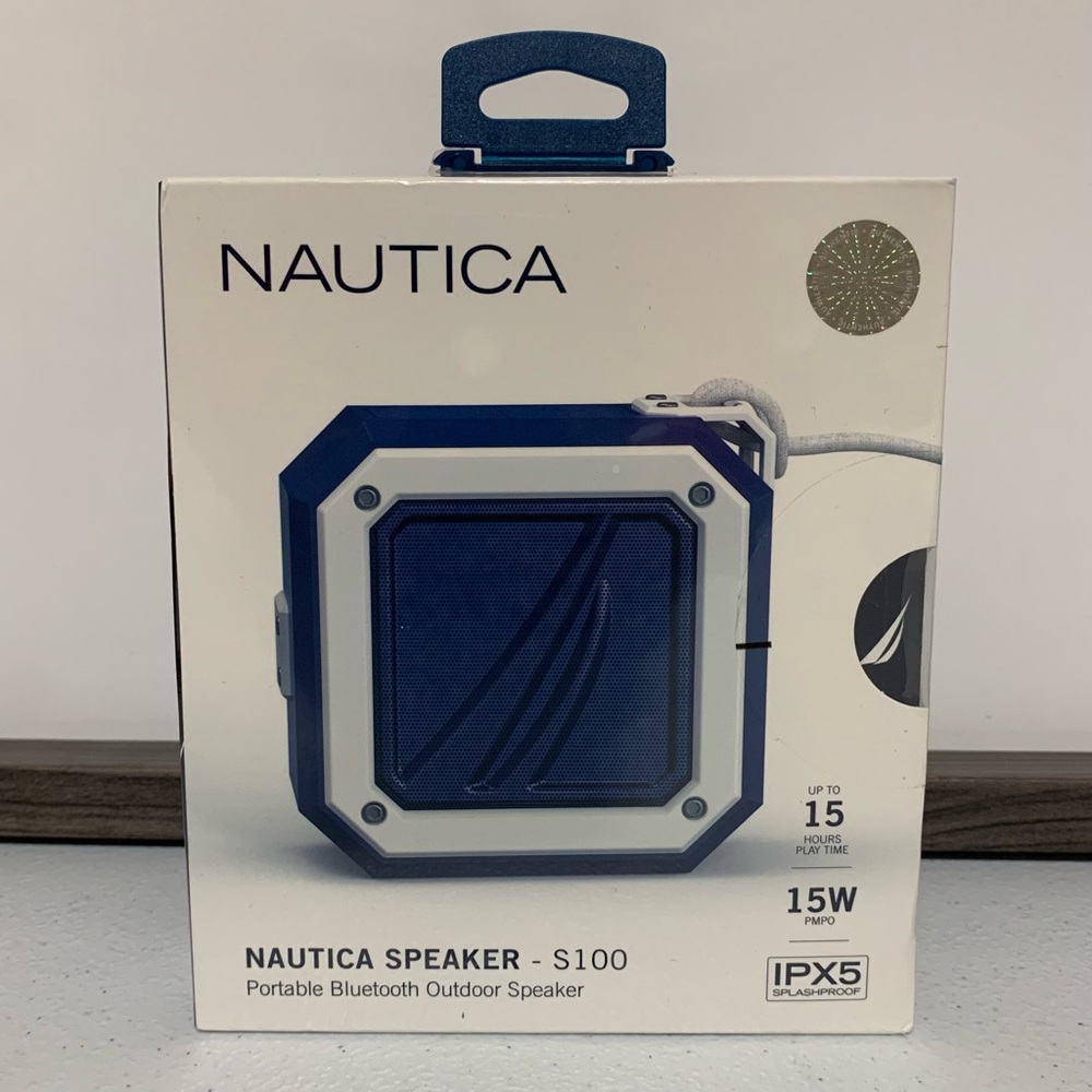 S100 Nautica Portable Bluetooth Outdoor Speaker-NIB